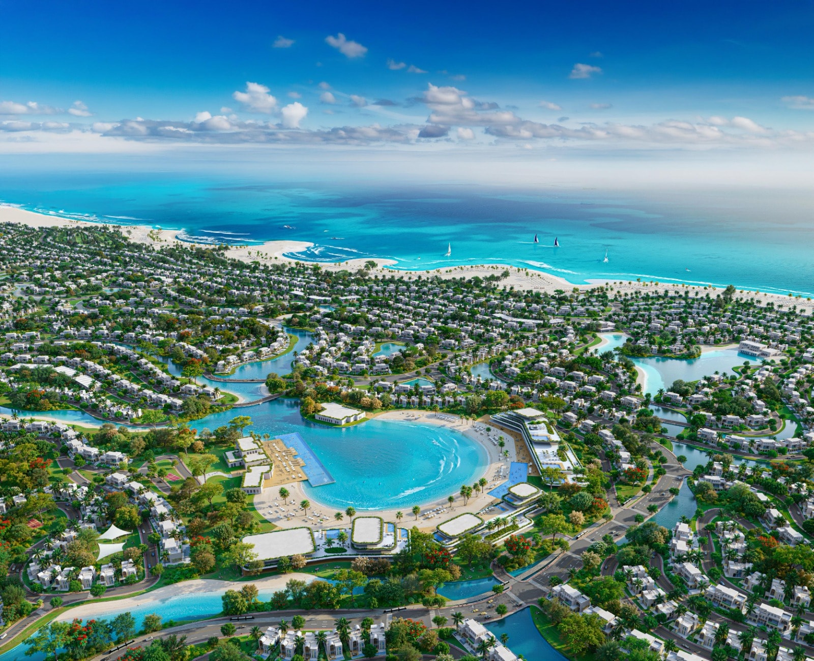 Hacienda Ras El Hekma aerial masterplan